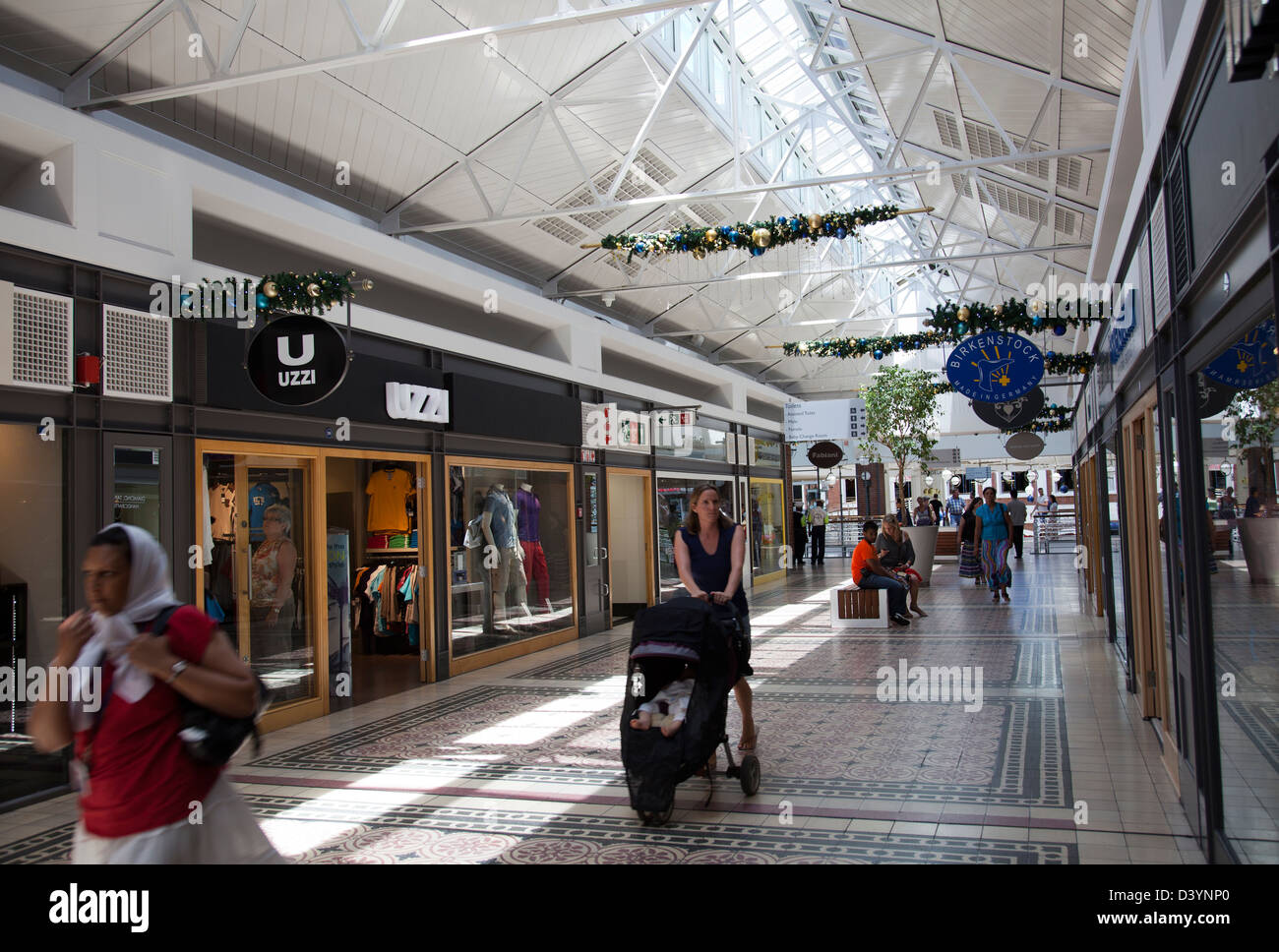 Città del Capo centro commerciale Victoria Wharf al Waterfront - Cape Town - Sud Africa Foto Stock