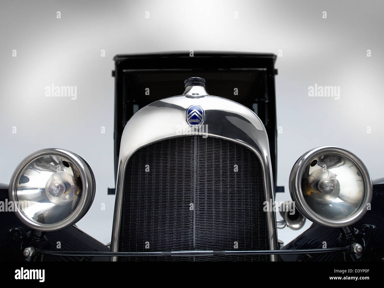 Tipo Citroen un auto d'Epoca Foto Stock