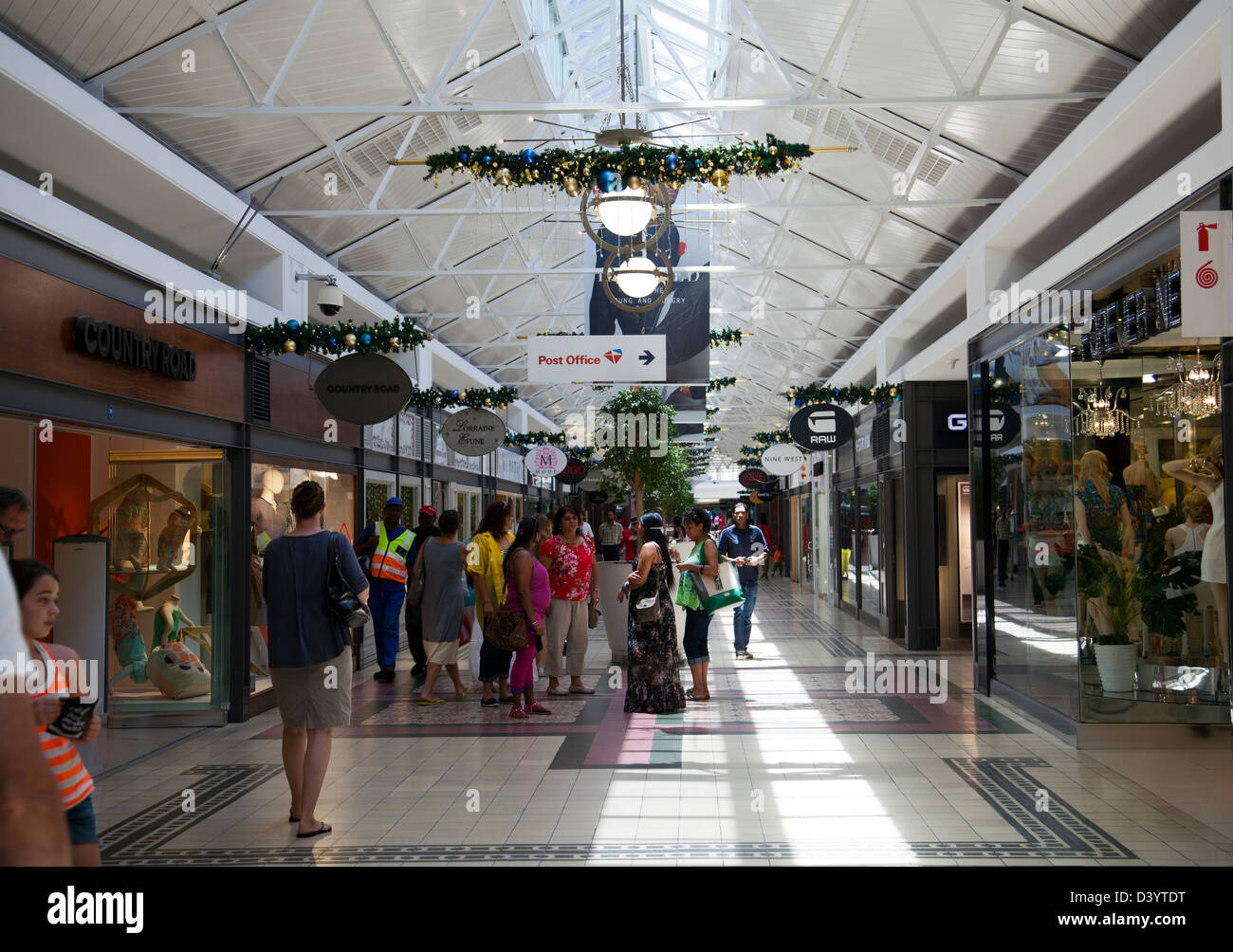 Victoria Wharf Waterfront Shopping Mall - Cape Town - Sud Africa Foto Stock