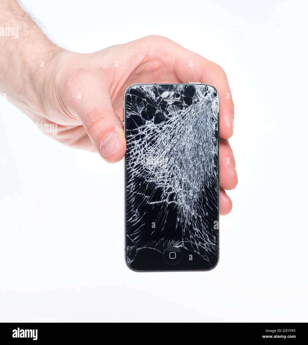 Broken iphone screen immagini e fotografie stock ad alta risoluzione - Alamy