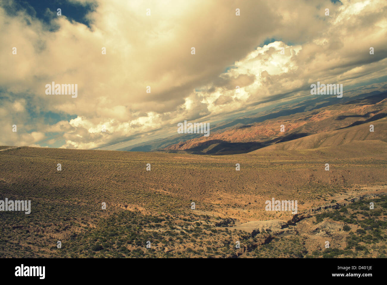 Angolo di montagna, il paesaggio boliviano Foto Stock