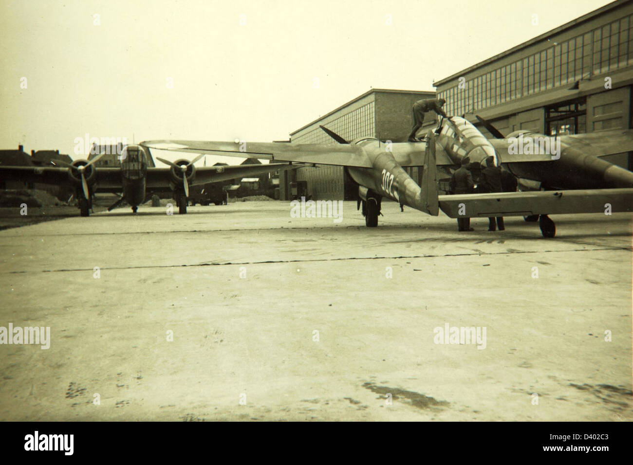 Il Fokker G.1 era un caccia bimotore olandese utilizzato negli anni '1930 È stato sviluppato sia per la difesa aerea che per gli attacchi al suolo durante il periodo tra le due guerre. Foto Stock