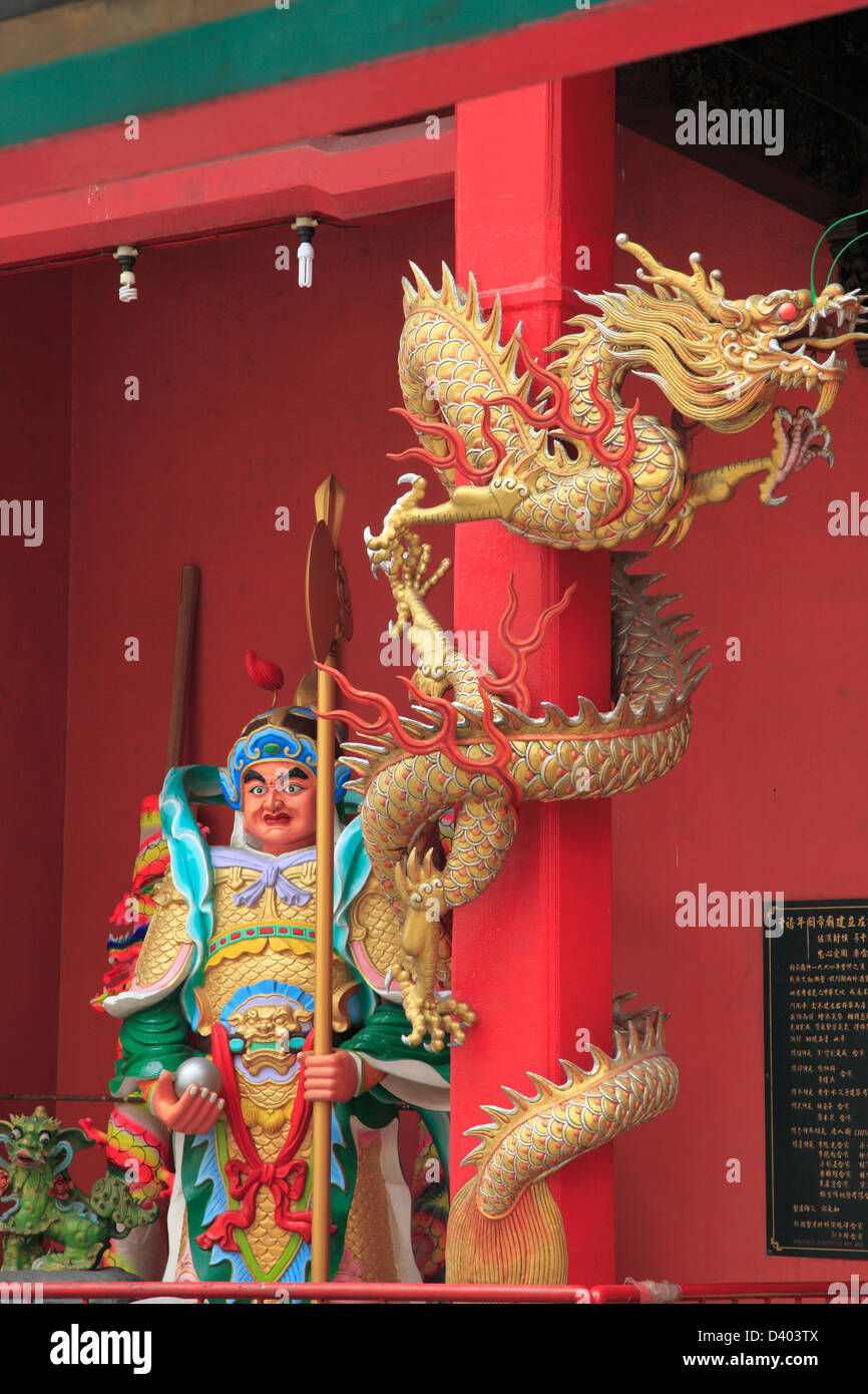 Malaysia, Kuala Lumpur, Chinatown, Guandi Temple, cinese taoista, Foto Stock