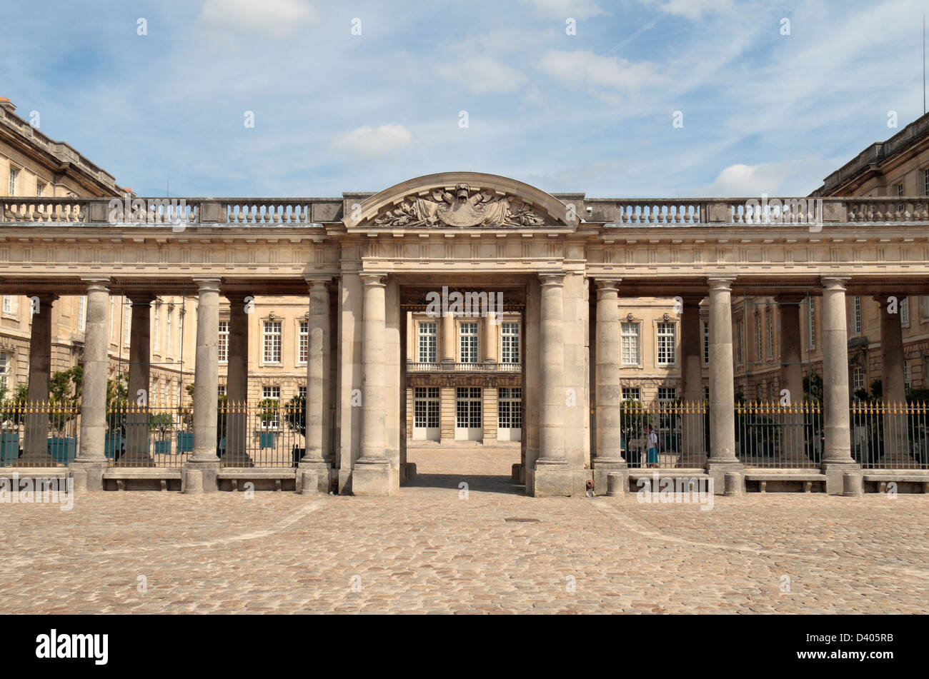 Il Palais de Compiègne (Castello di Compiègne) in Compiègne, Oise dipartimento della Piccardia, nel nord della Francia. Foto Stock