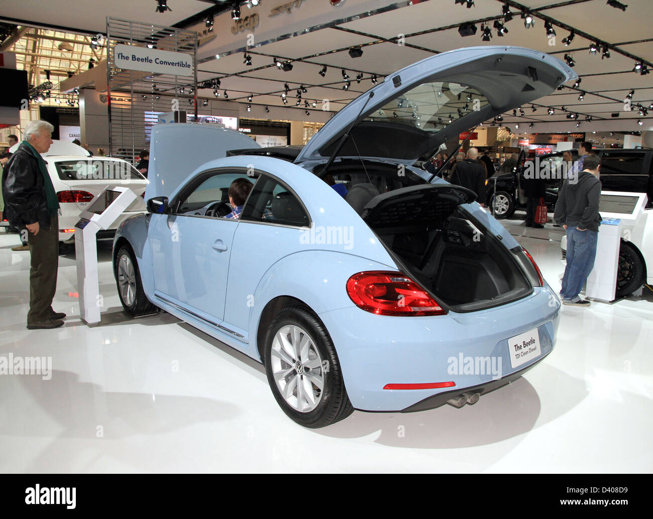 Nuova Volkswagen Beatle Foto Stock