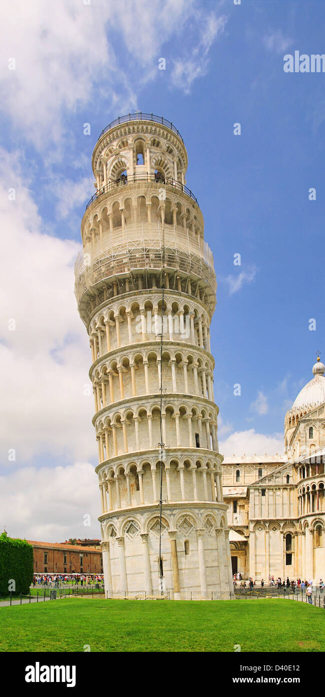 Pisa Schiefer Turm - Torre Pendente di Pisa 01 Foto Stock