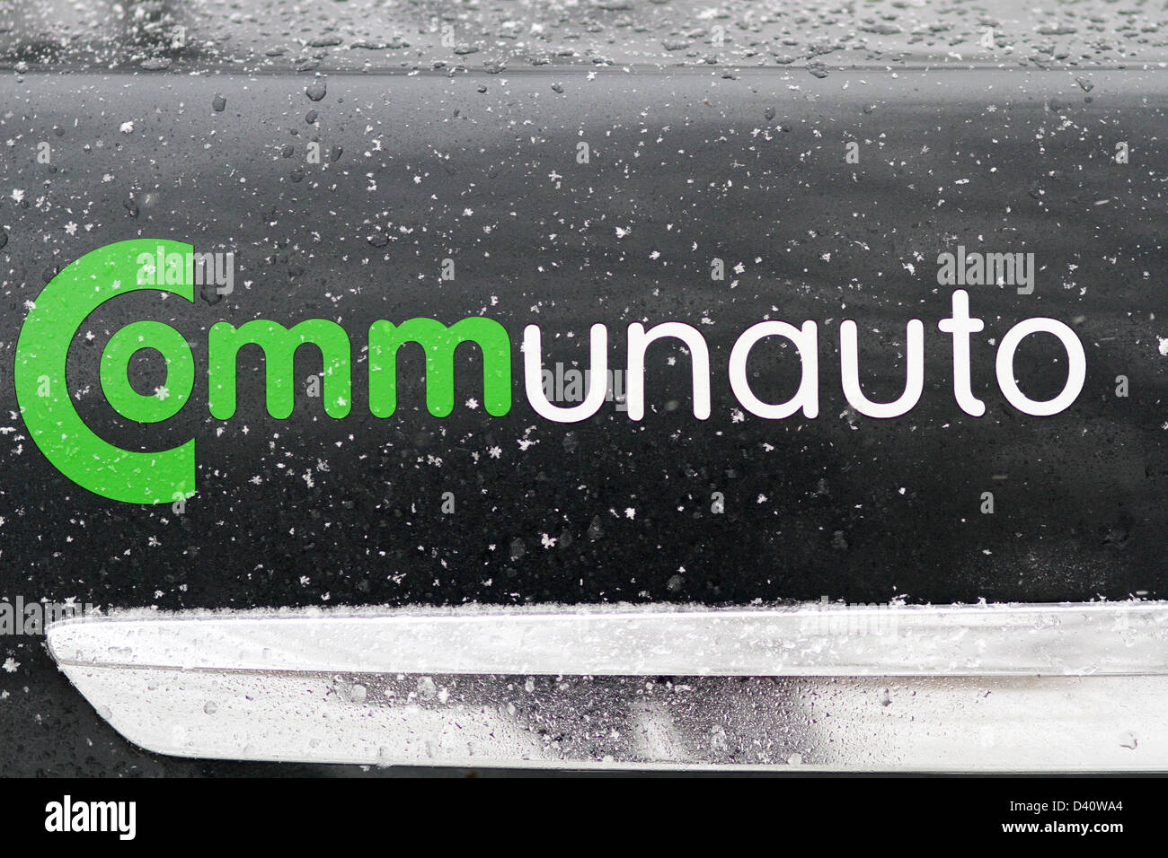 Communauto è un carsharing società con sede a Montreal, in Quebec. Foto Stock