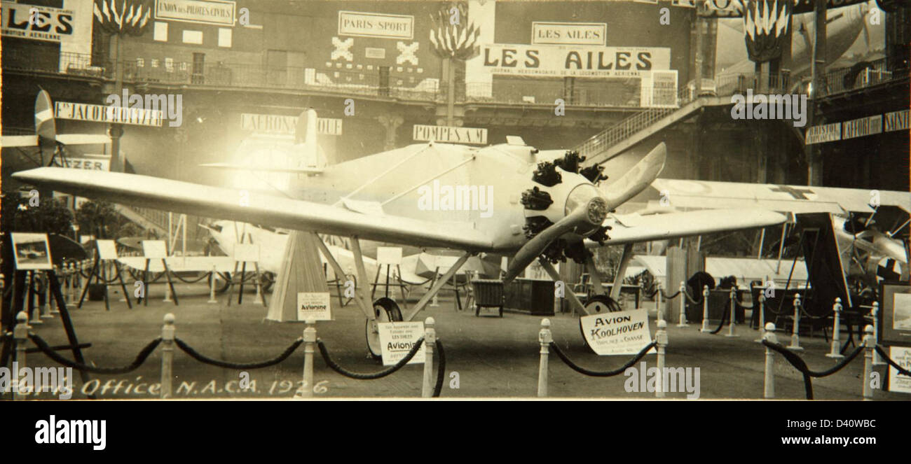 Il Koolhoven F.K. 35 era un bombardiere di progettazione olandese utilizzato durante le prime fasi della seconda guerra mondiale. Era noto per la sua costruzione leggera e il suo ruolo nelle missioni di bombardamento militare. Foto Stock