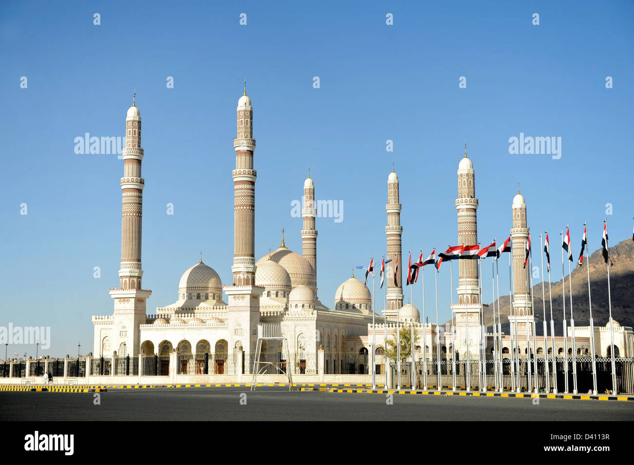 Ai Raaess moschea, Sana'a, Yemen Foto Stock