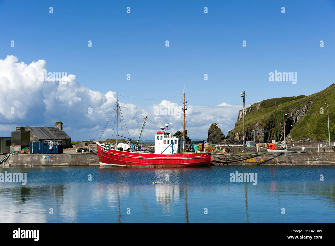 Porto di Cape Clear Island, nella contea di Cork, Irlanda Foto Stock