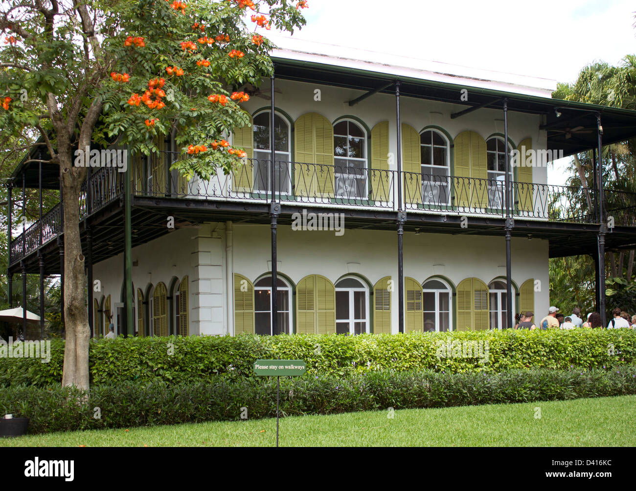 Ernest Hemingway House di Key West Florida. Foto Stock