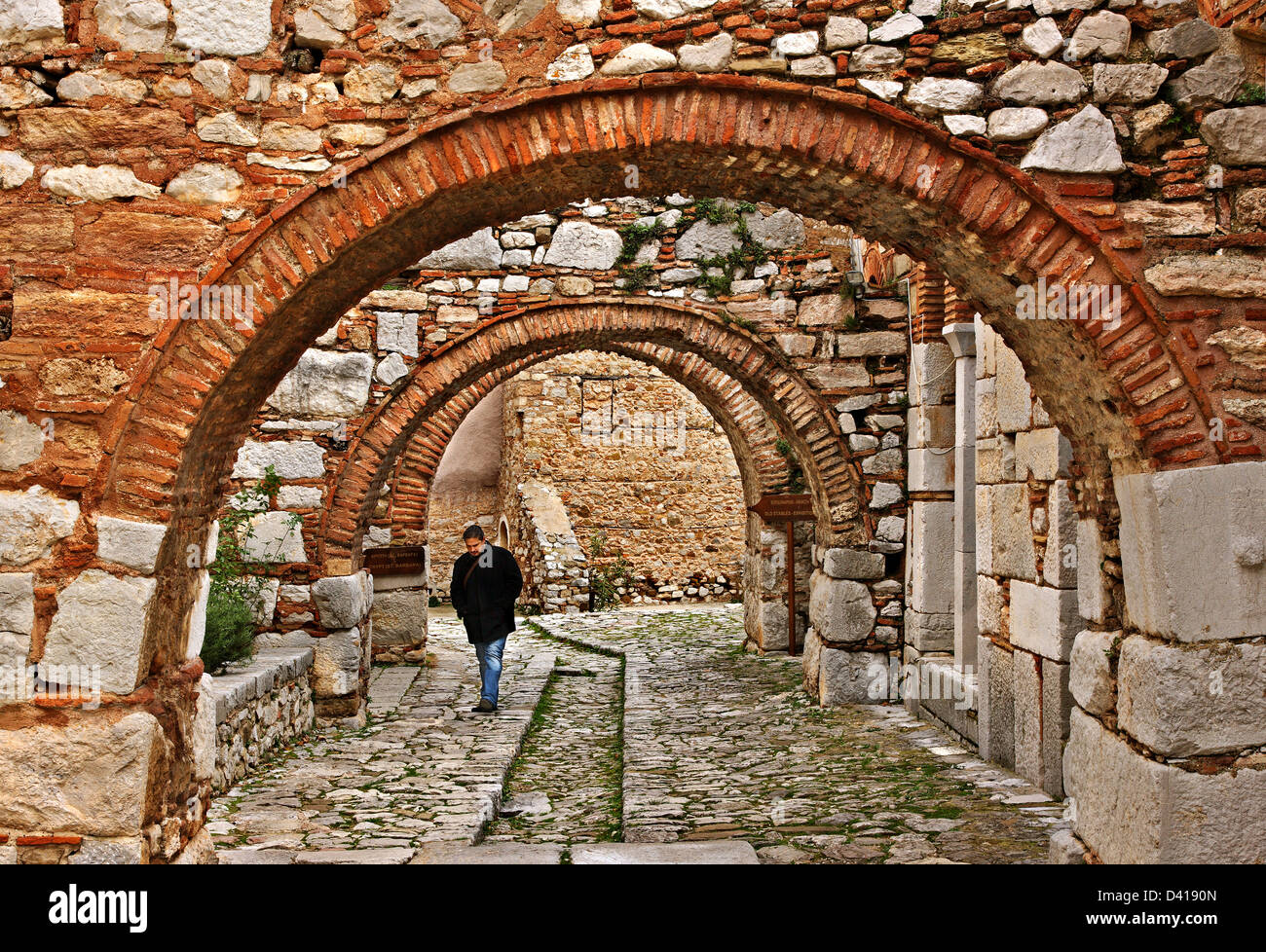 Il monastero bizantino di Hosios Loukas (X secolo), dichiarata dall Unesco patrimonio dell umanità. Beozia, centrale, Grecia. Foto Stock
