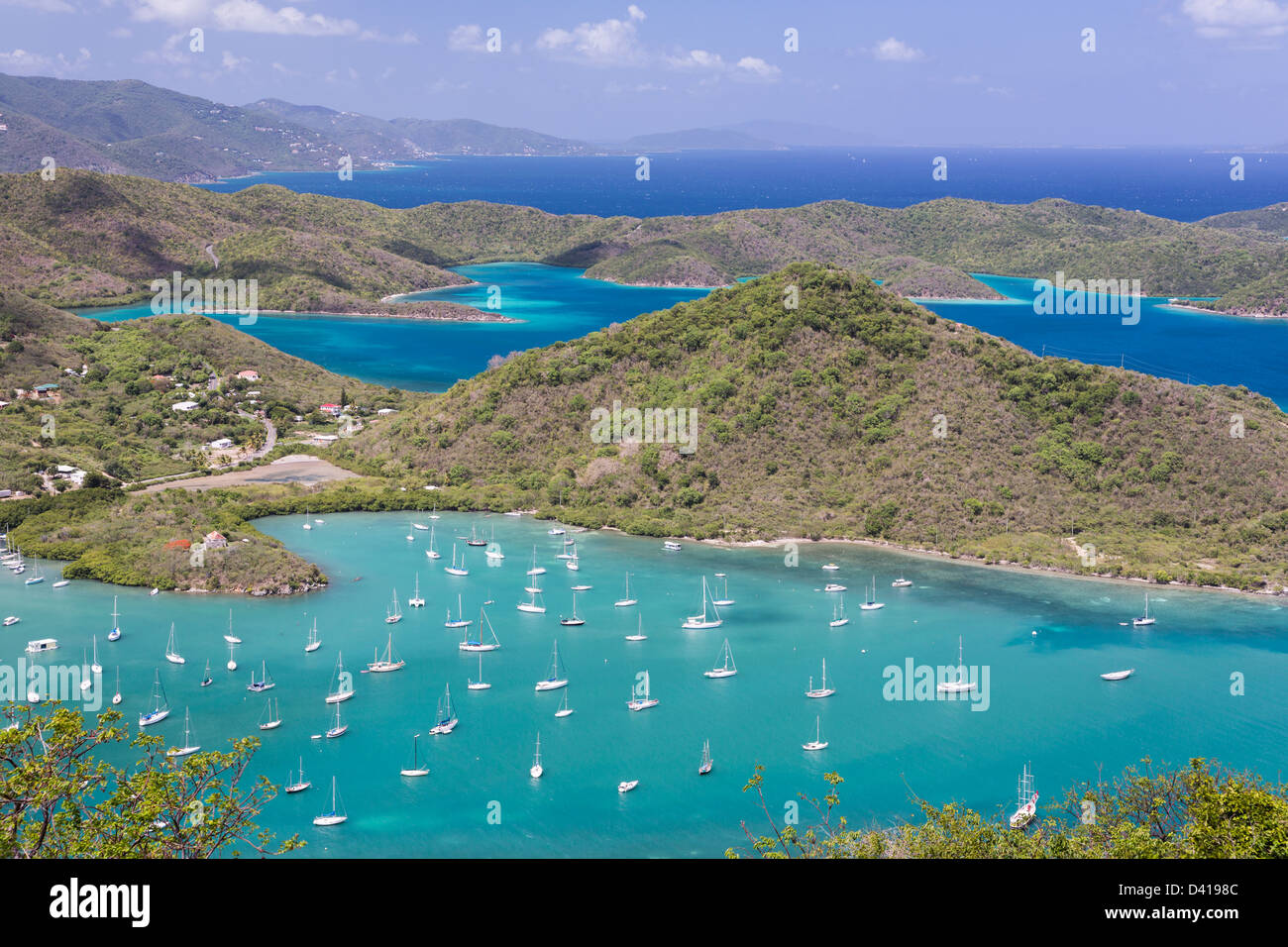 Coral Bay e East End, San Giovanni, USVI Foto Stock