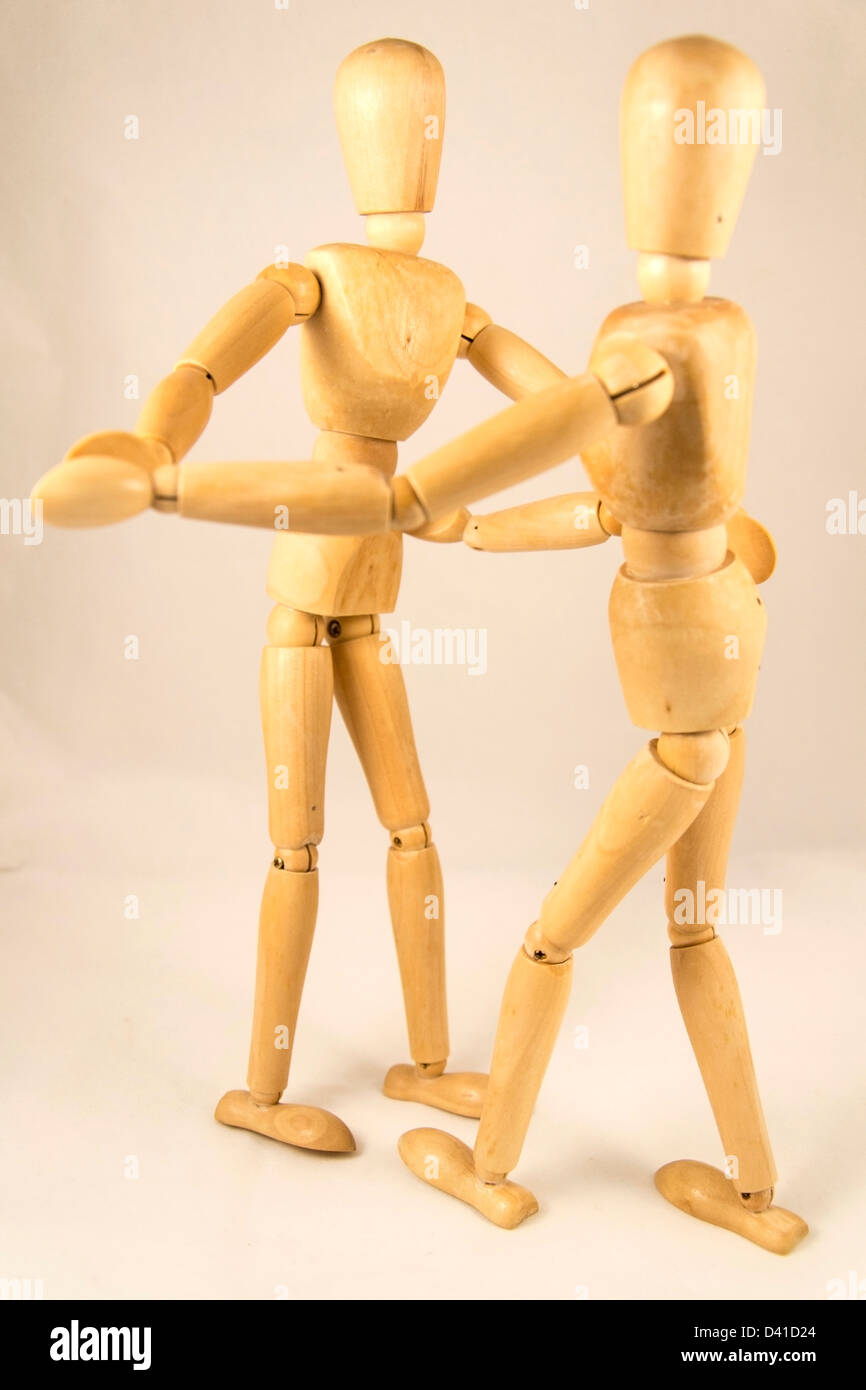 Manichini danzanti. sport e arte per accoppiare la salute Foto stock - Alamy