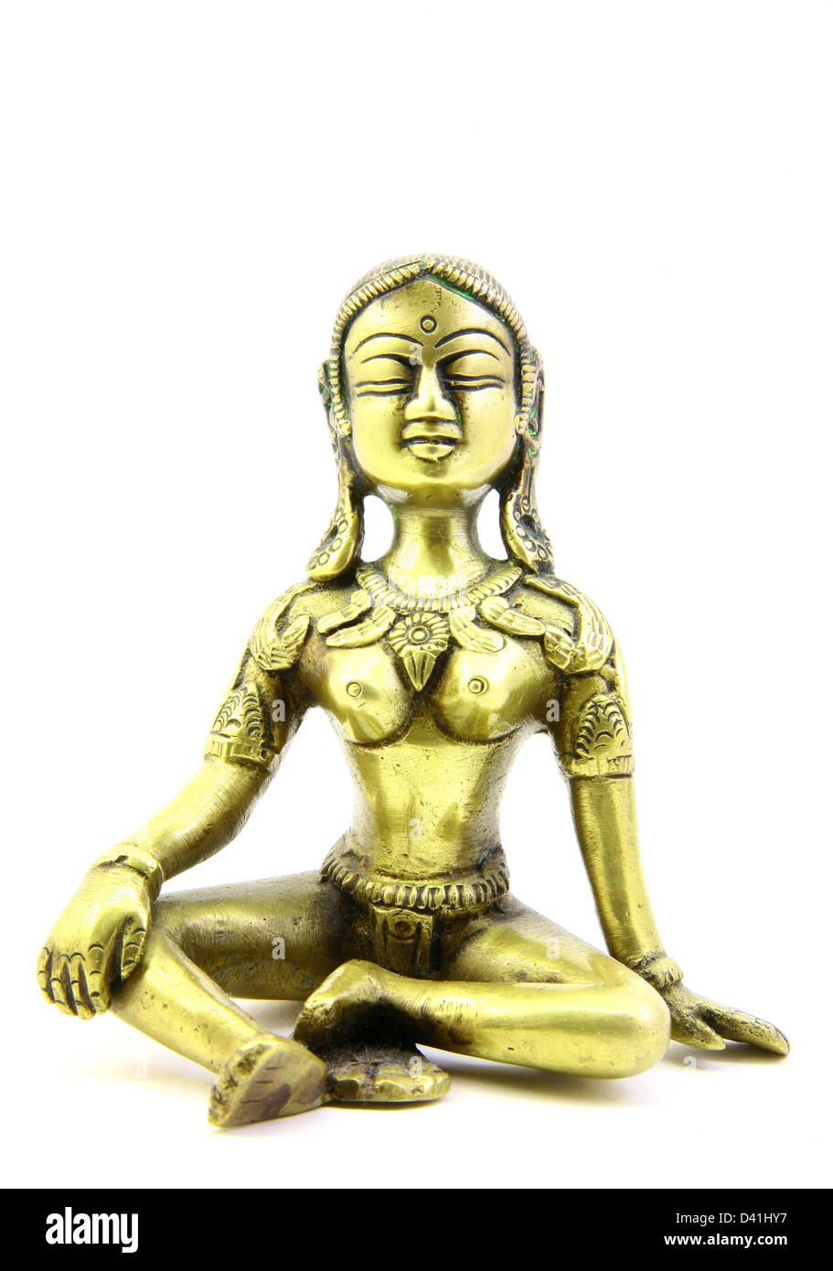 Meditazione om Foto Stock