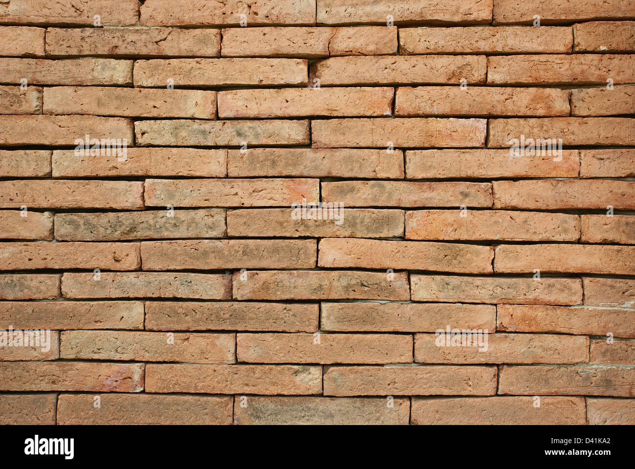 Dettaglio e pattern di muro in mattoni Foto Stock