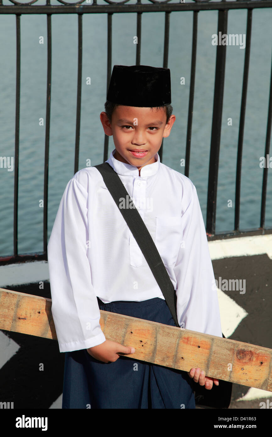 Brunei Bandar Seri Begawan, scolaro, Foto Stock