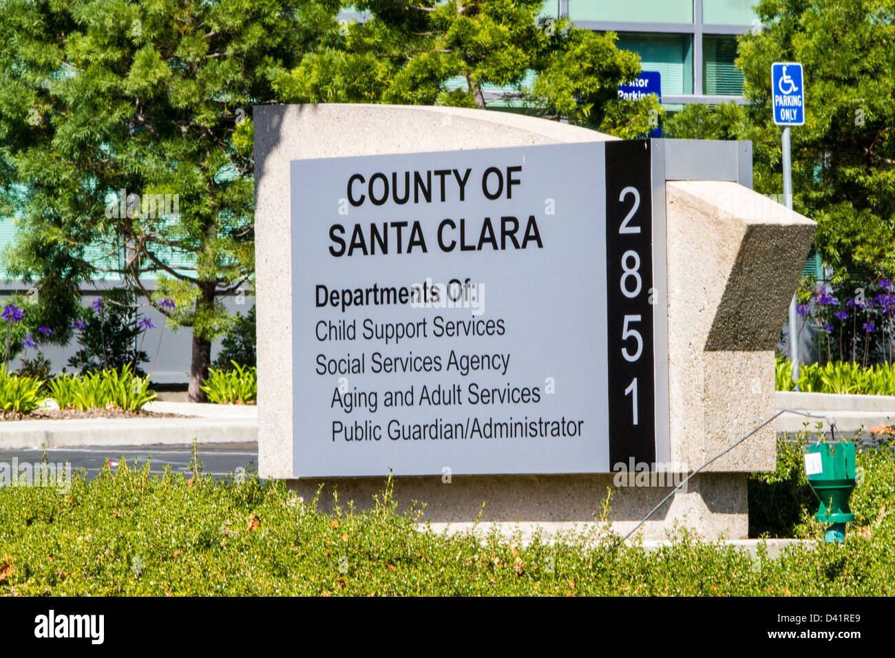 Santa Clara County Uffici Foto Stock