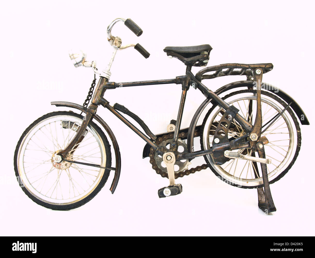 Ferro da stiro modello di bicicletta, fatti a mano da Yogyakarta, Indonesia Foto Stock