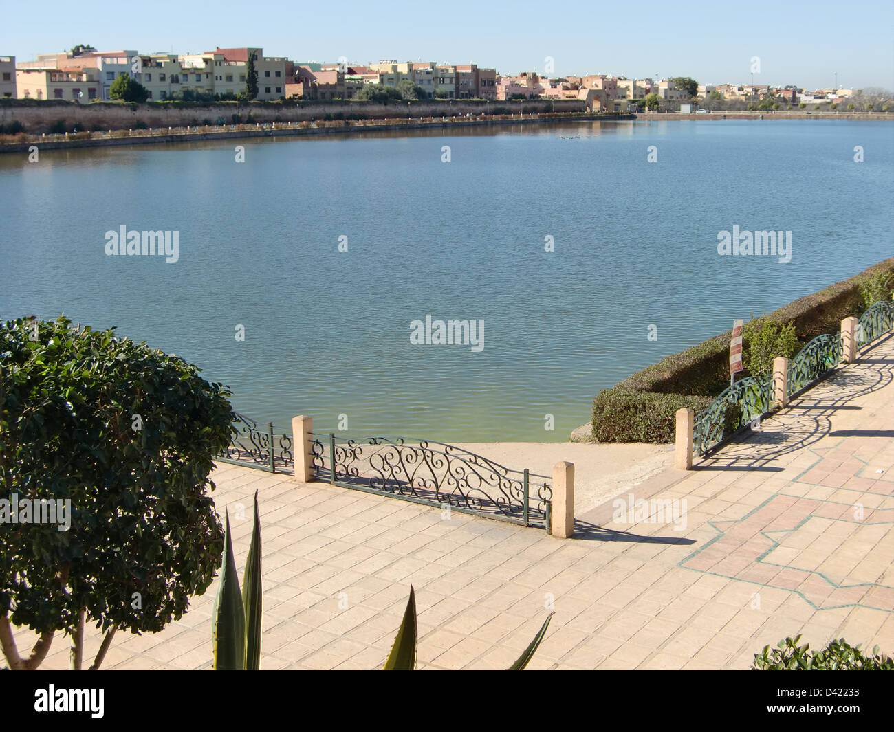 Lago di Meknes (Regno del Marocco) Foto Stock