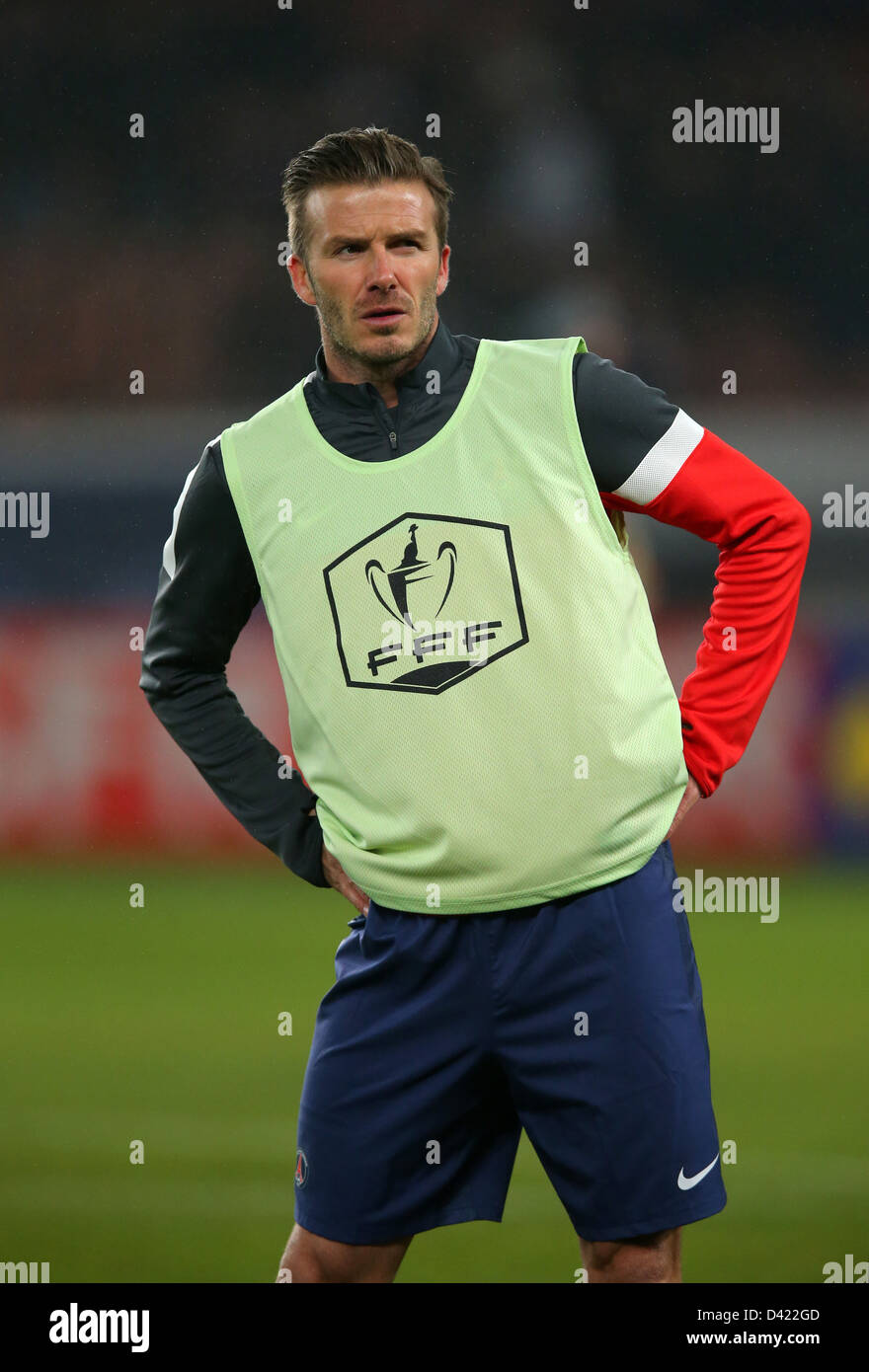 DAVID BECKHAM - PSG Foto Stock