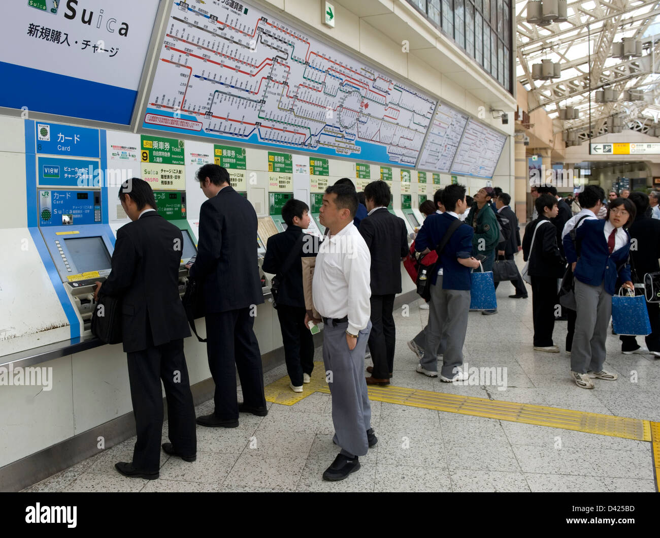 Mappa della stazione di tokyo immagini e fotografie stock ad alta
