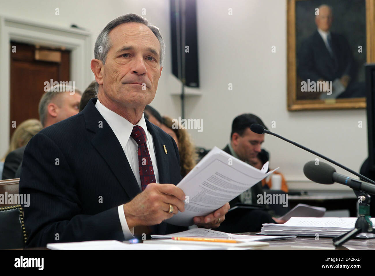 Il CBP Commissario Alan Bersin testimonianza prima casa stanziamenti sottocomitato Foto Stock