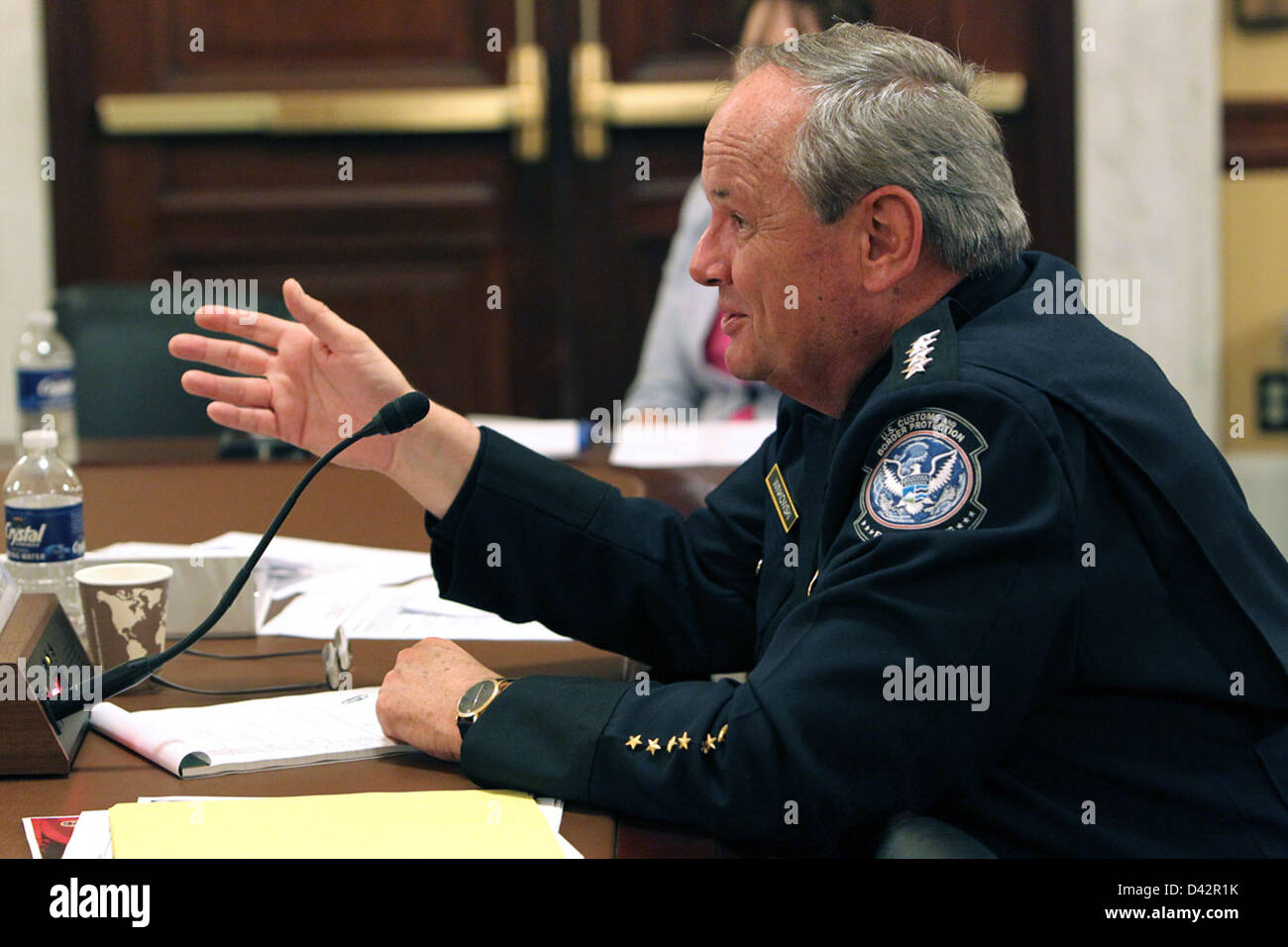 L'AC Winkowski testimonierà all'udienza di un Comitato della camera per la sicurezza interna sull'uso delle risorse per proteggere i confini degli Stati Uniti, concentrandosi sull'arresto del flusso illecito di denaro, armi e droga nei porti di entrata. Foto Stock