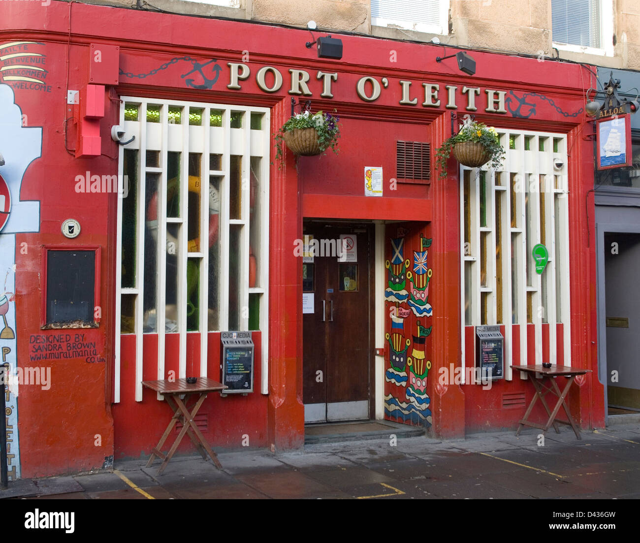 Porto di costituzione di Leith Street Leith Edimburgo Foto Stock
