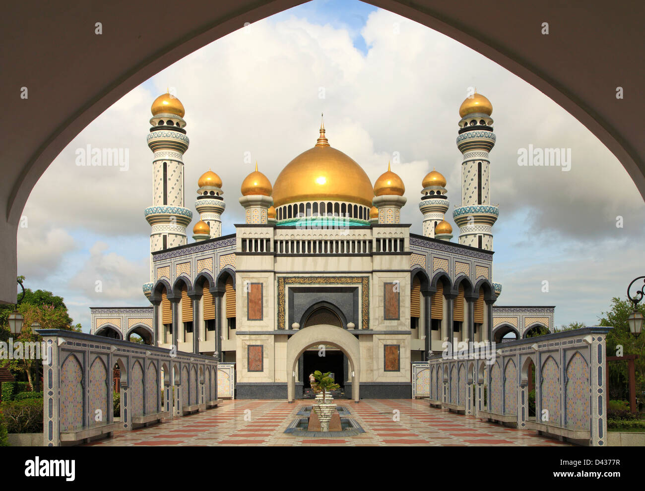 Brunei, Gadong Jame'ASR Hassanil Bolkiah, Moschea, Foto Stock