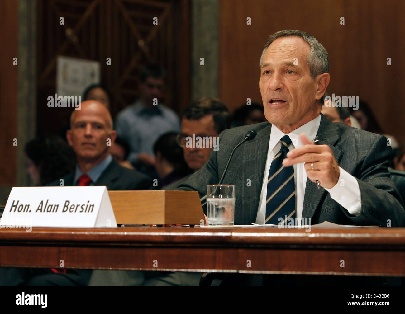 Il CBP Commissario Alan Bersin testimonianza Foto Stock