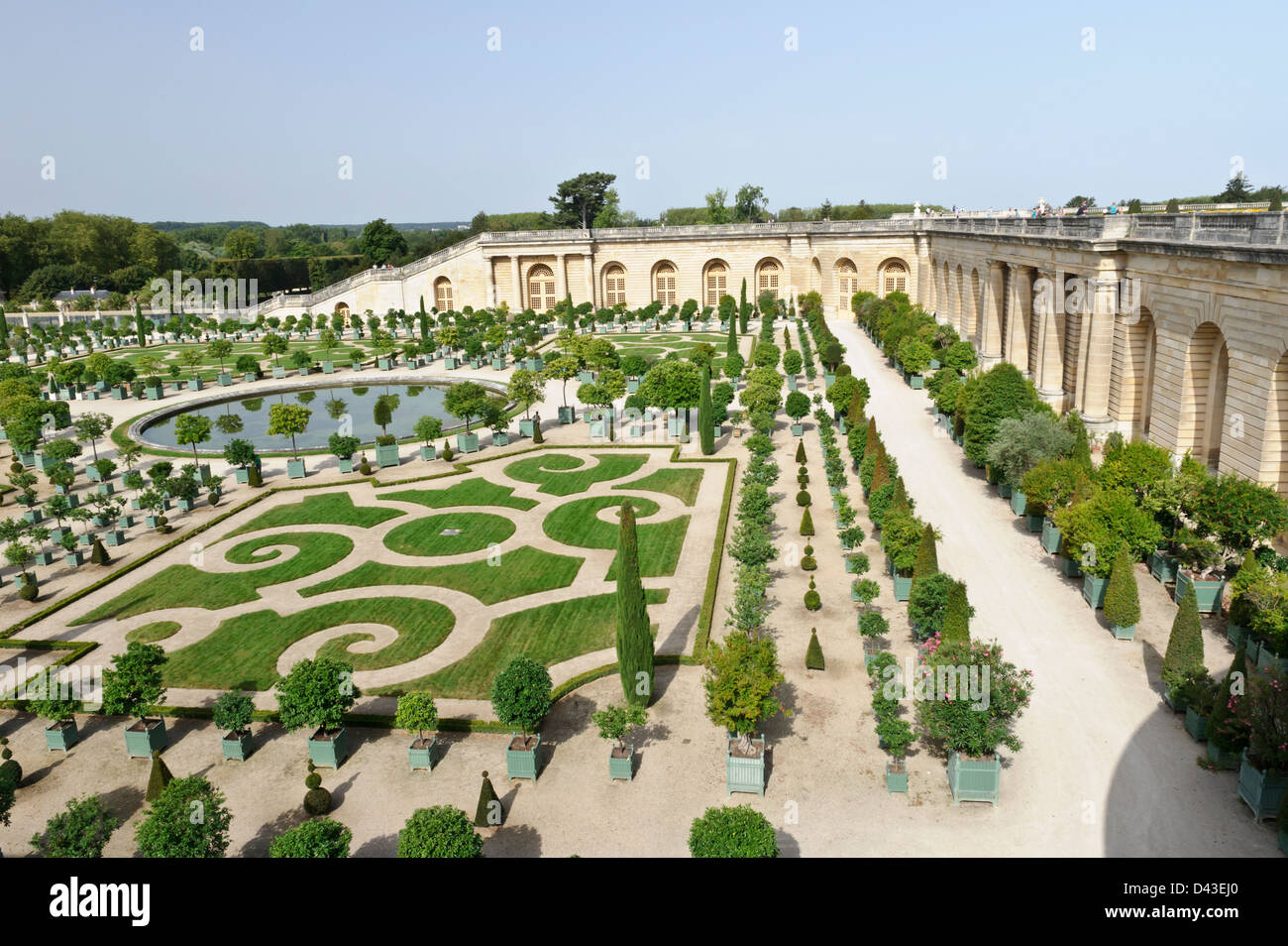 Giardini di Versailles ( Chateau de Versailles, Francia). Foto Stock