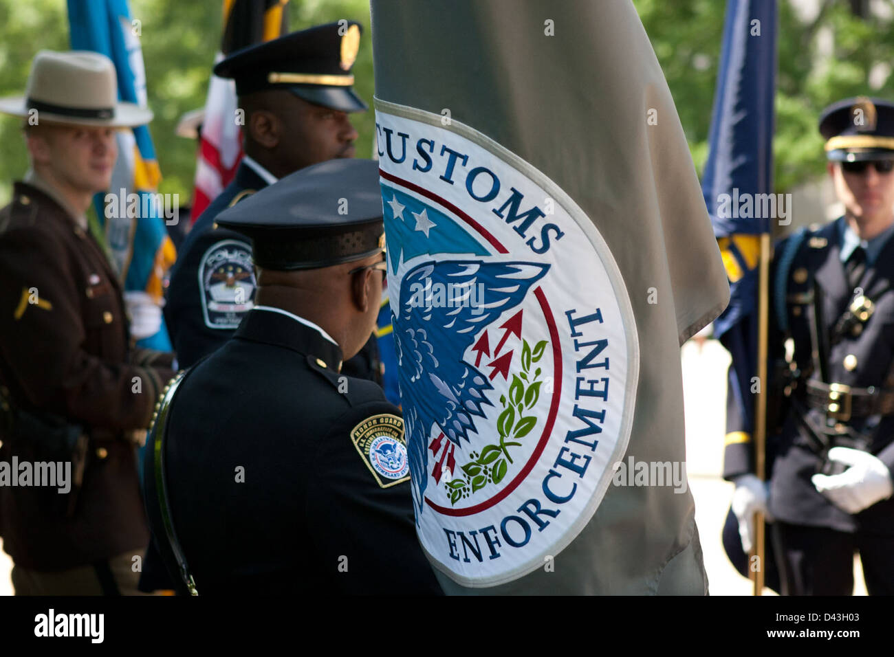 Trentaduesima annuale area di Washington la polizia memoriale di servizio Foto Stock