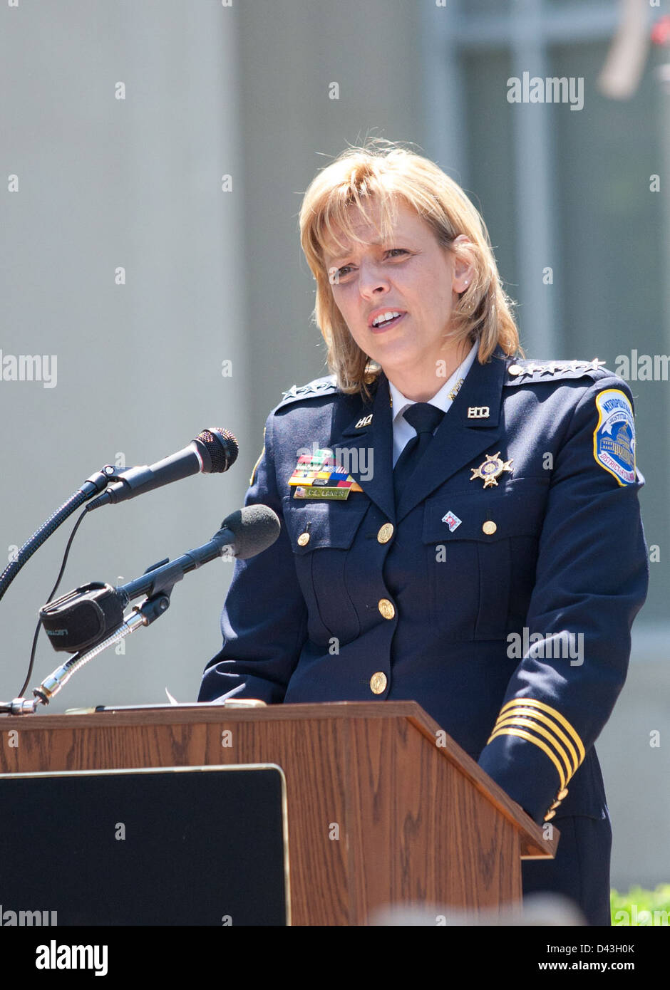 Trentaduesima annuale area di Washington la polizia memoriale di servizio Foto Stock