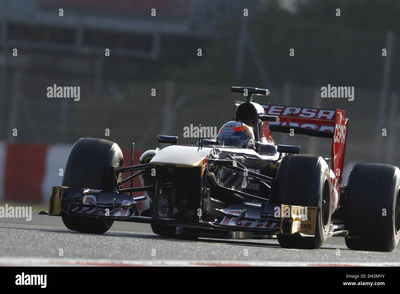Motorsports: FIA Formula One World Championship 2013, prove di Barcellona, Jean-Eric Vergne, (fra la Scuderia Toro Rosso) #AILIVE Foto Stock