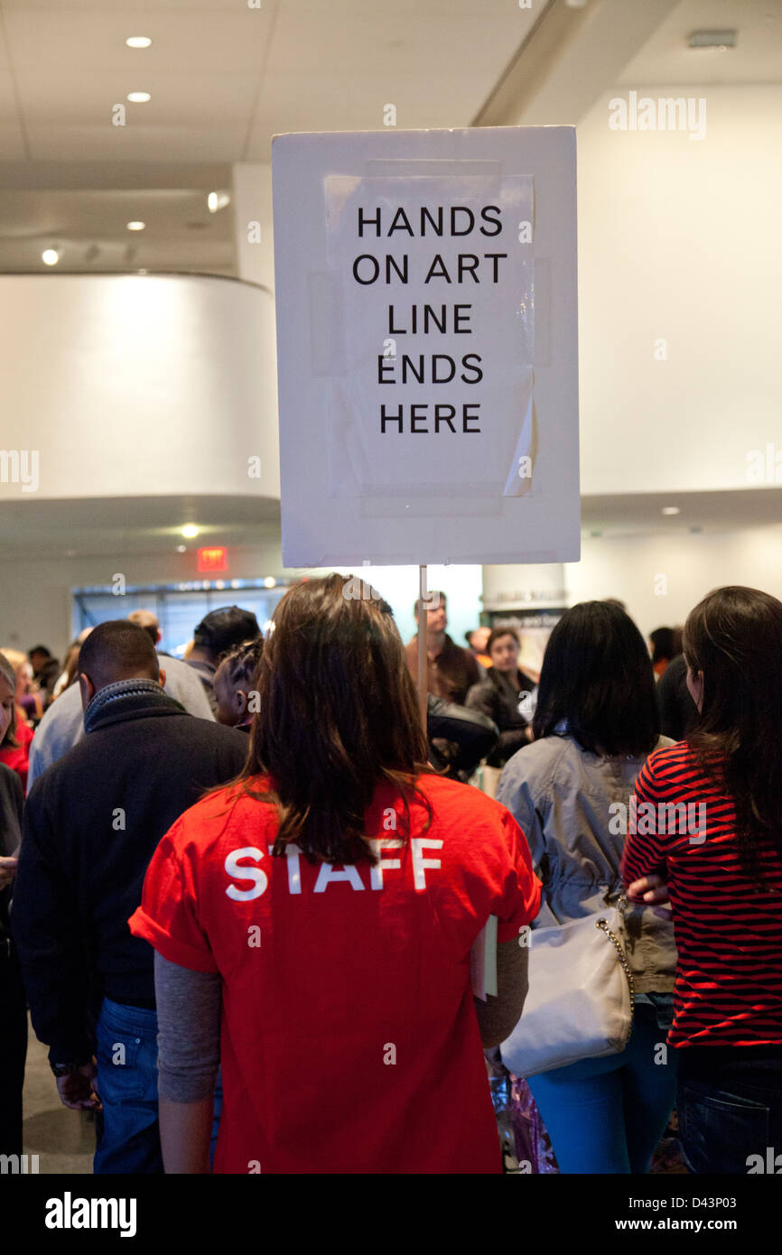 Il Brooklyn Museum Target primo Sabato notte Foto Stock