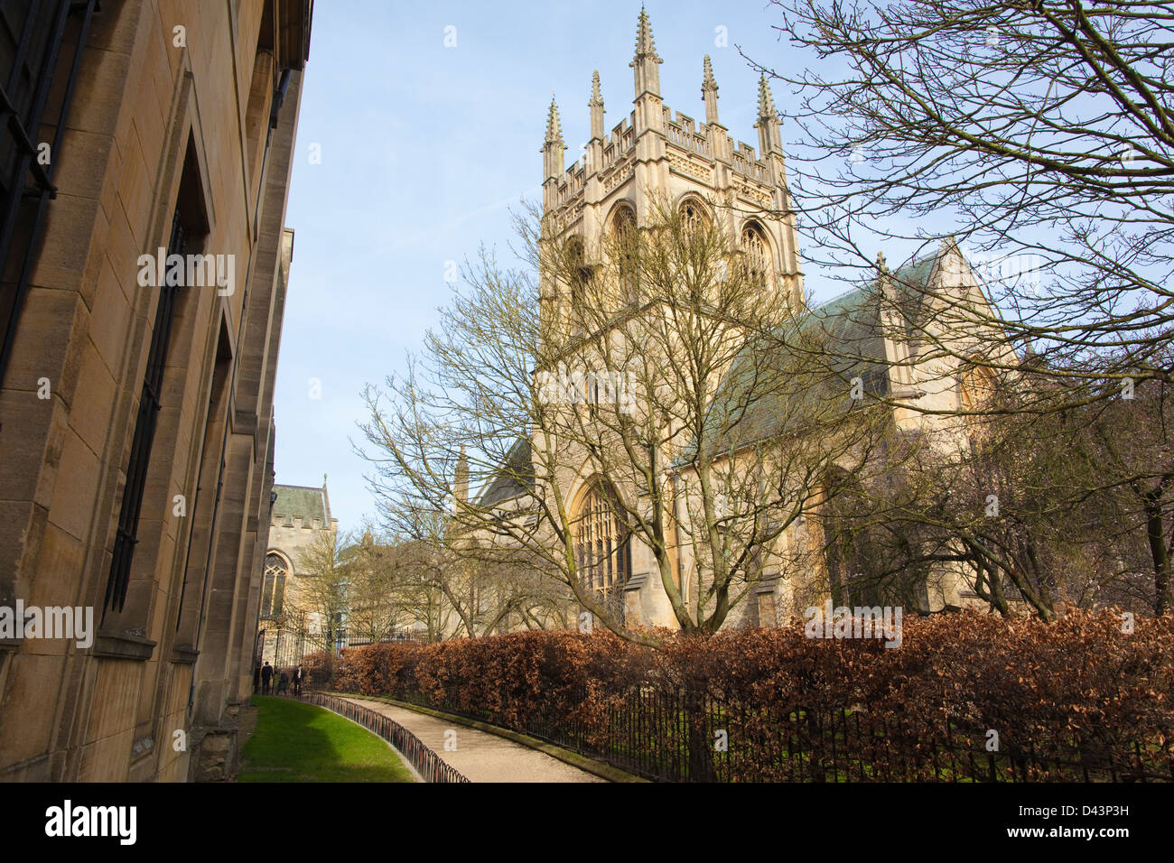 Merton College Chapel, Oxford University, Inghilterra, Regno Unito Foto Stock
