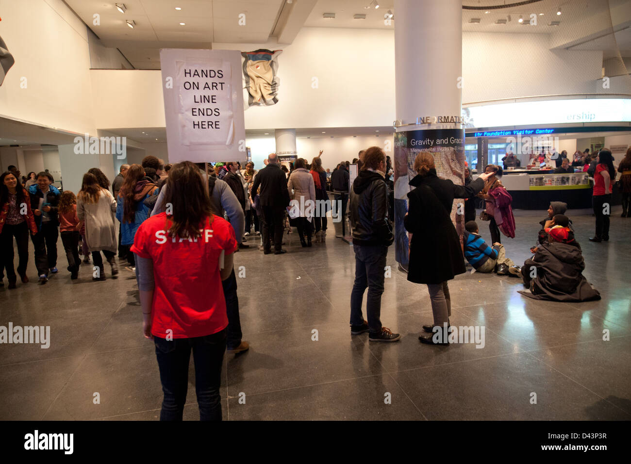 Il Brooklyn Museum Target primo Sabato notte Foto Stock