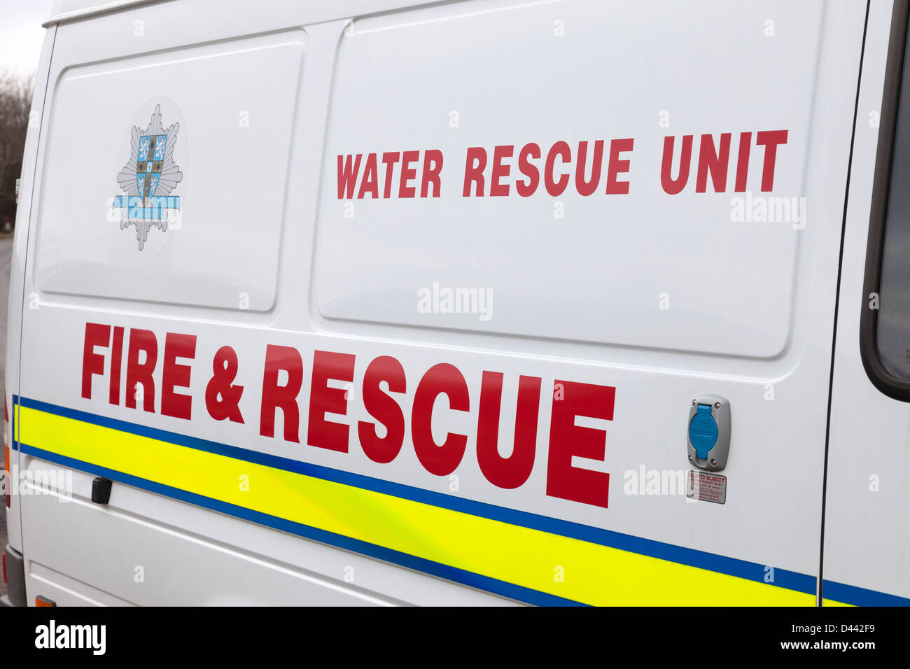 Contea di Durham e Darlington Fuoco e servizio di salvataggio, acqua unità di salvataggio. Foto Stock