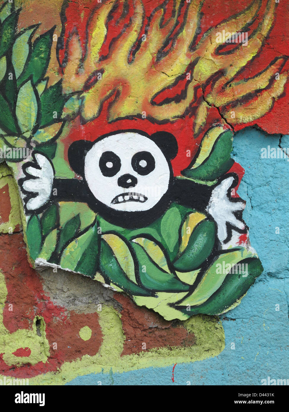 Richiama con il concetto di un muro di Roma Foto Stock