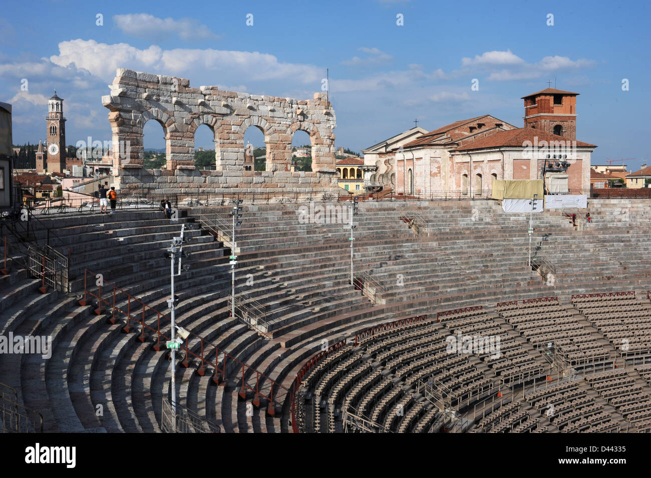 L'Arena di Verona in Italia Foto Stock
