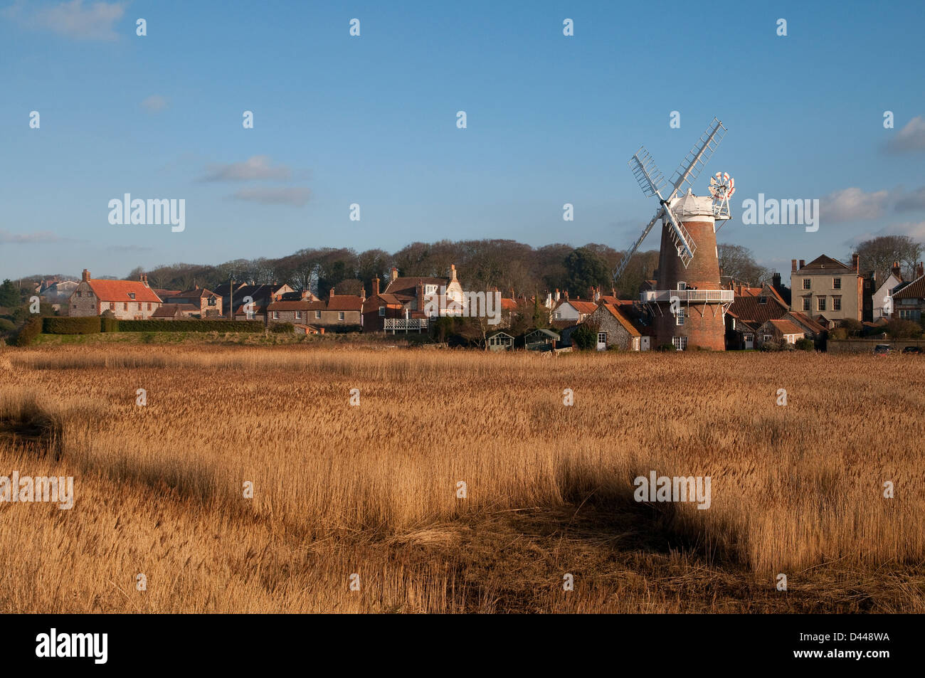 Cley mill, Norfolk, Inghilterra Foto Stock