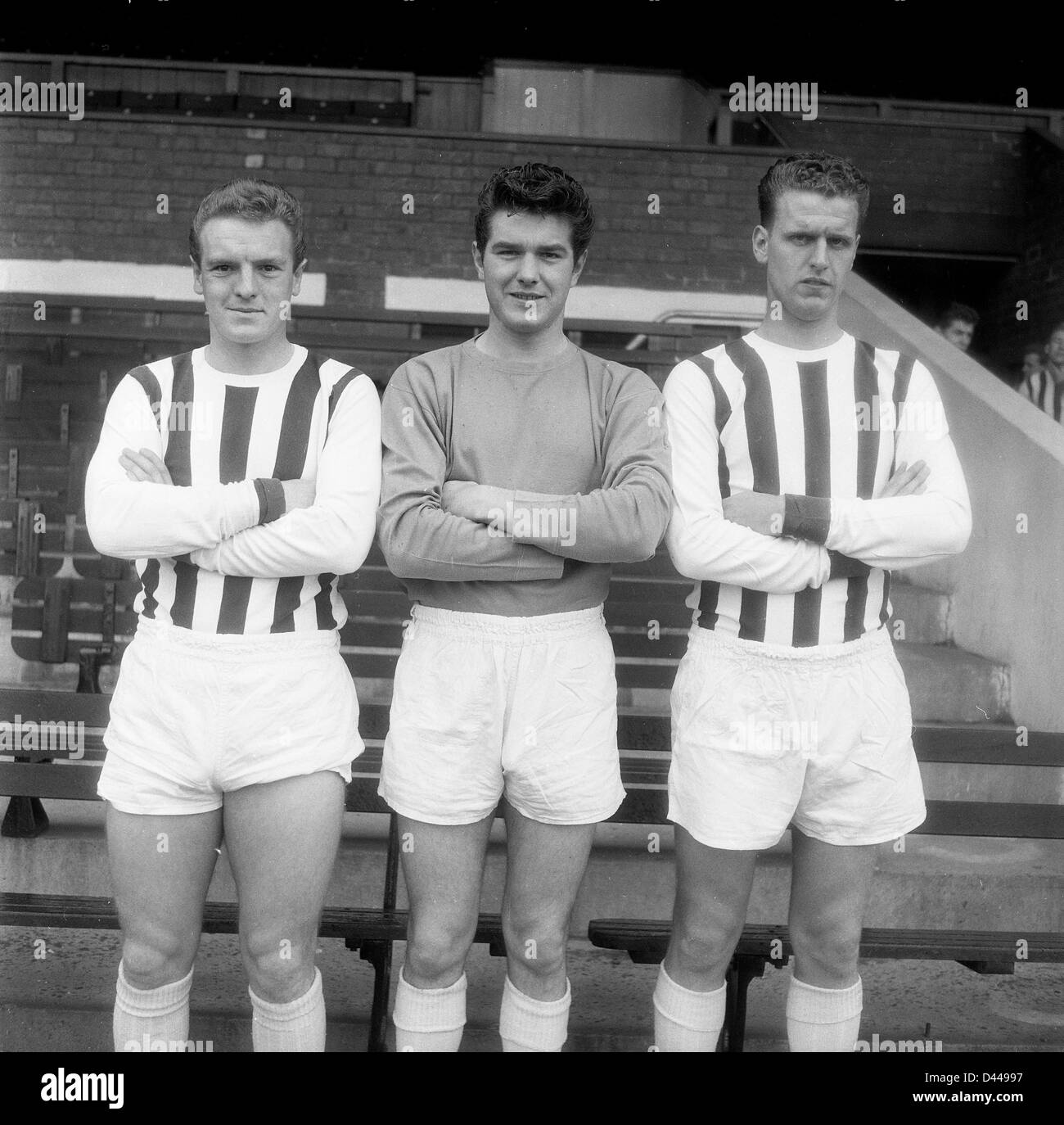 West Bromwich Albion FC Calciatori 1963 Geoff Carter, Tony Millington, Jack Lovatt Foto Stock