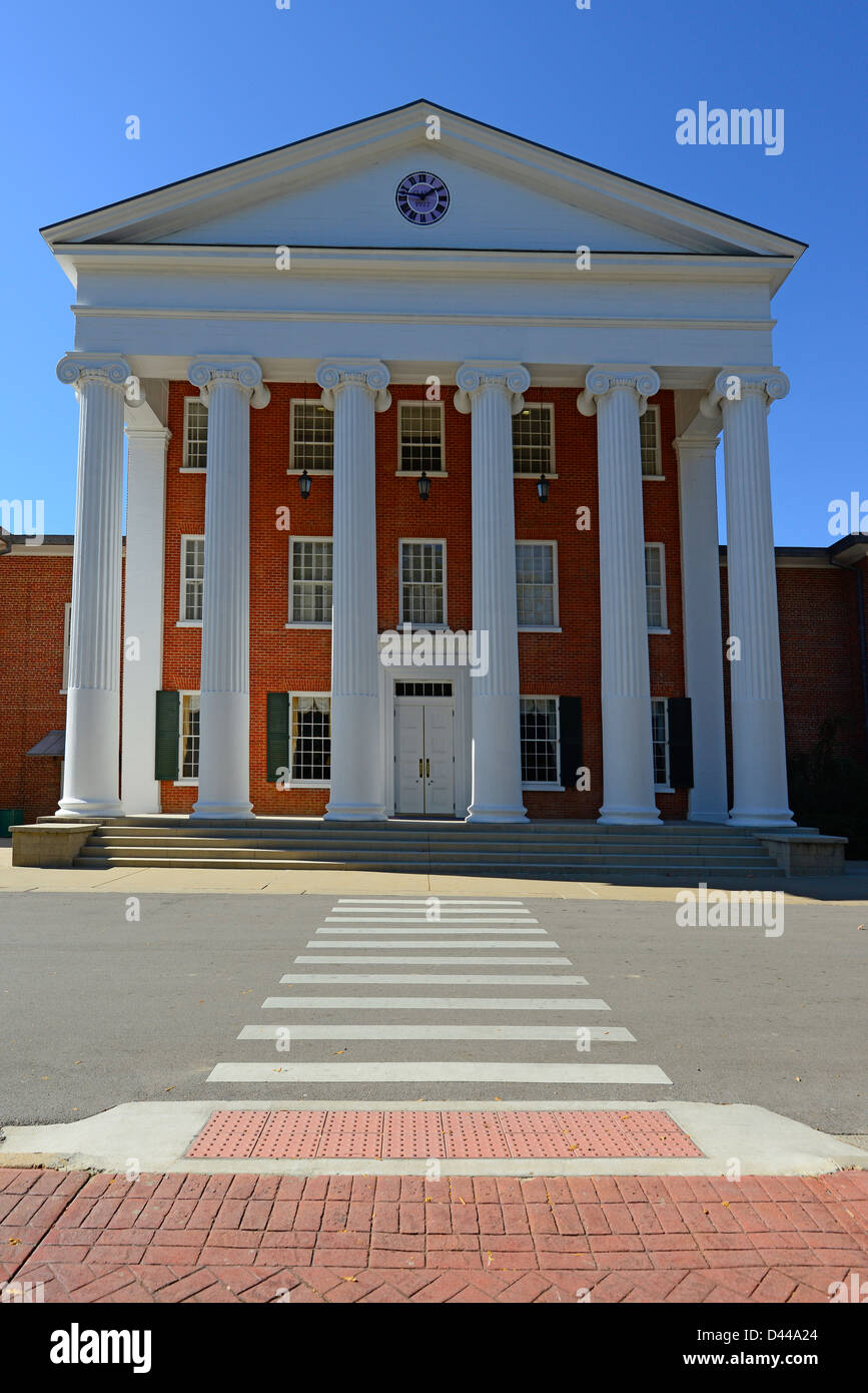 Liceo edificio Ole Miss Università Campus Oxford Mississippi MS Foto Stock