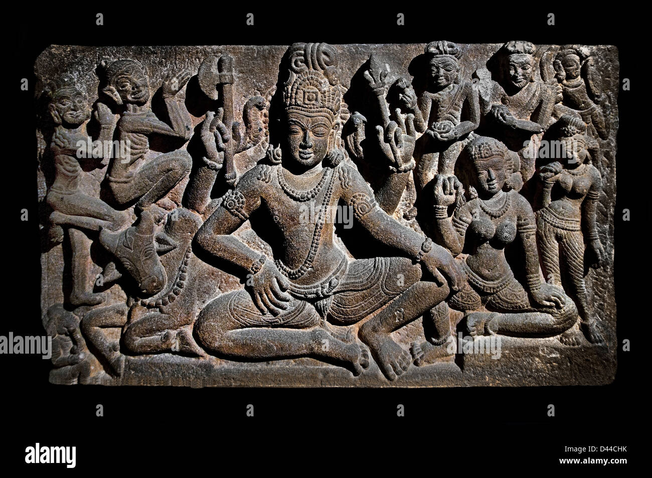 Uma Maheshvara gudi tempio Aihole quartiere bagalot Karnataka VII secolo d.c. indù in India Foto Stock