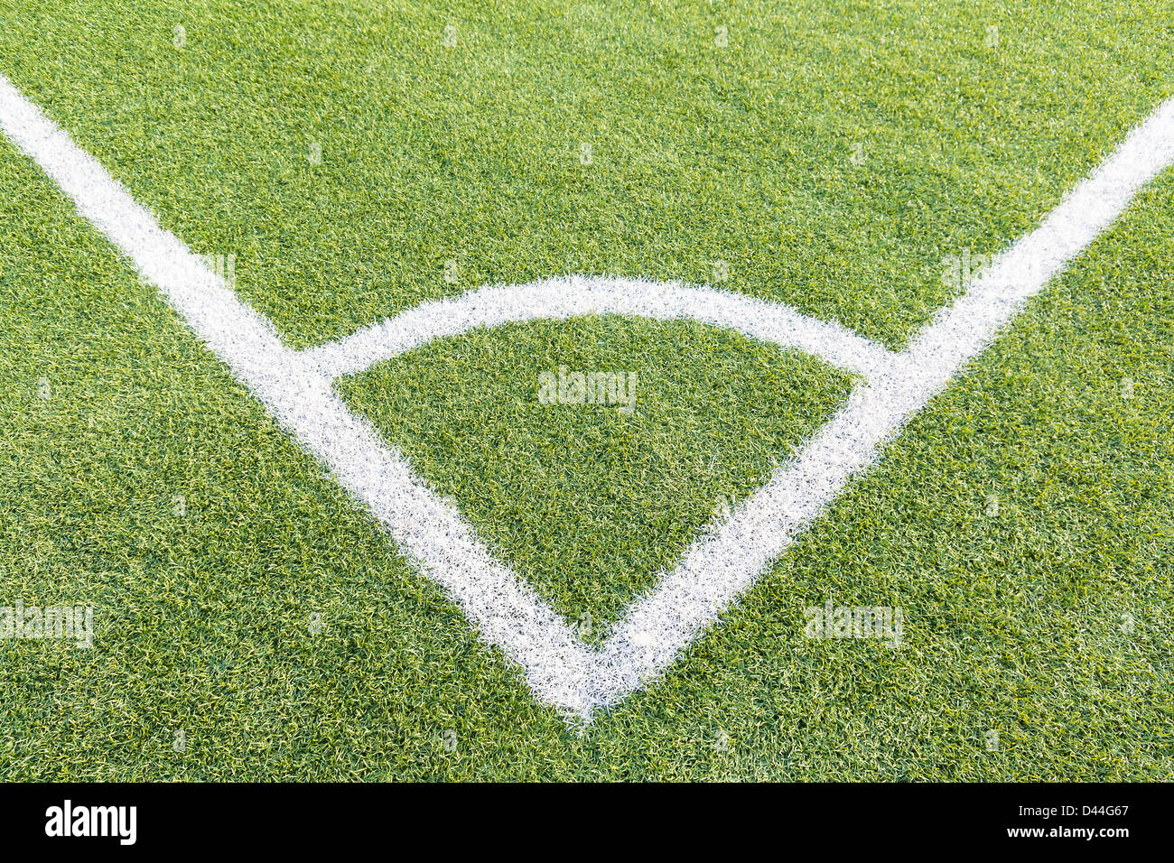 Campo di calcio Foto Stock