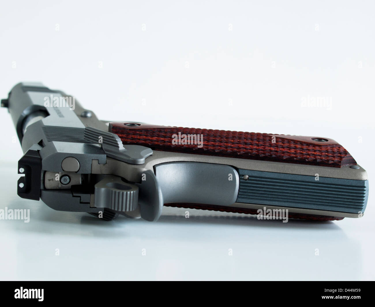 Impugnatura Pistola Colt 1911 In Legno Di Noce - Lavorazione CNC Con Design A Diamante - Foto 12