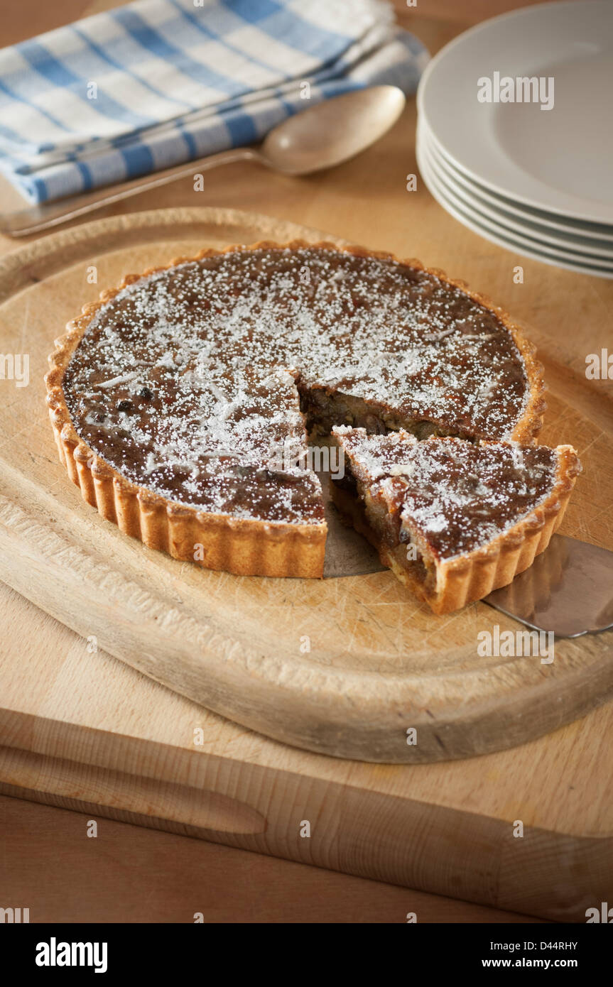 Crostata di frontiera scozzese tradizionale crostata di frutta Foto Stock