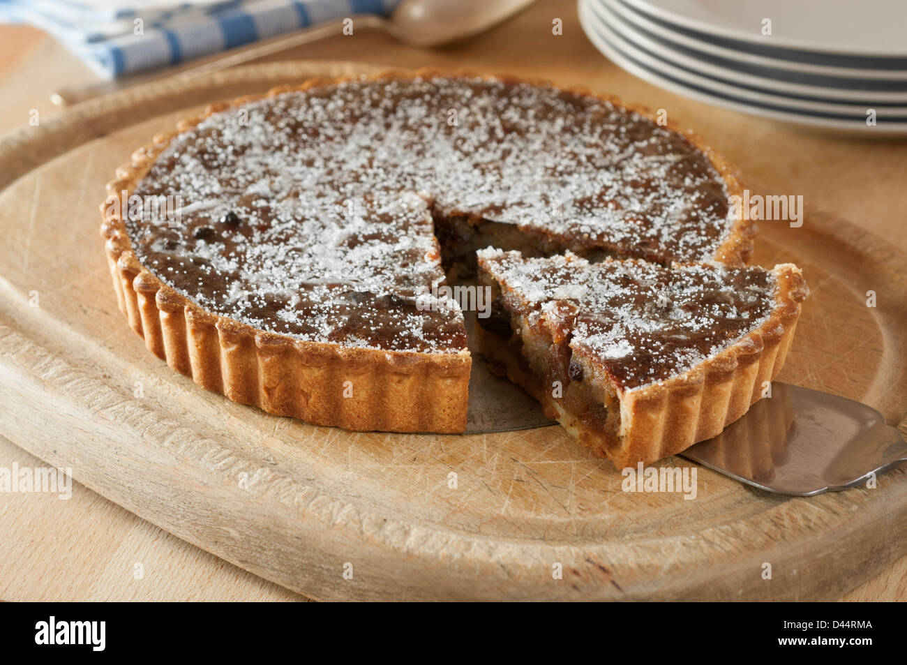 Crostata di frontiera scozzese tradizionale crostata di frutta Foto Stock