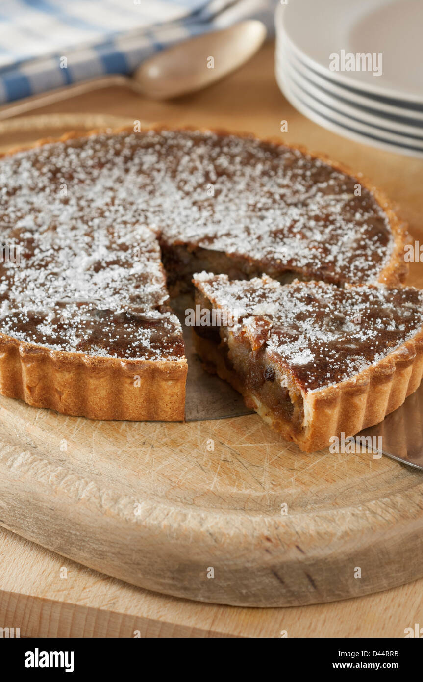 Crostata di frontiera scozzese tradizionale crostata di frutta Foto Stock